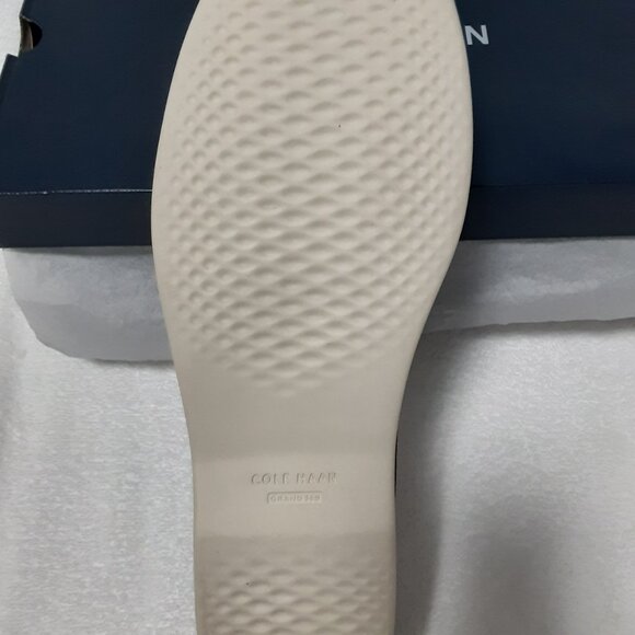 COLE HANN MEN GRAND 360 SUEDE LEATHER SLIP ON SHOES BLACK/WHITE 11M - Picture 4 of 16